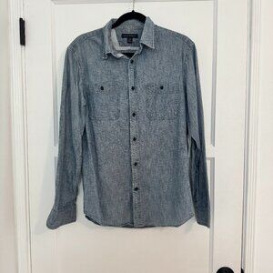 Men's Banana Republic Button Down Long Sleeve Shirt - Medium
